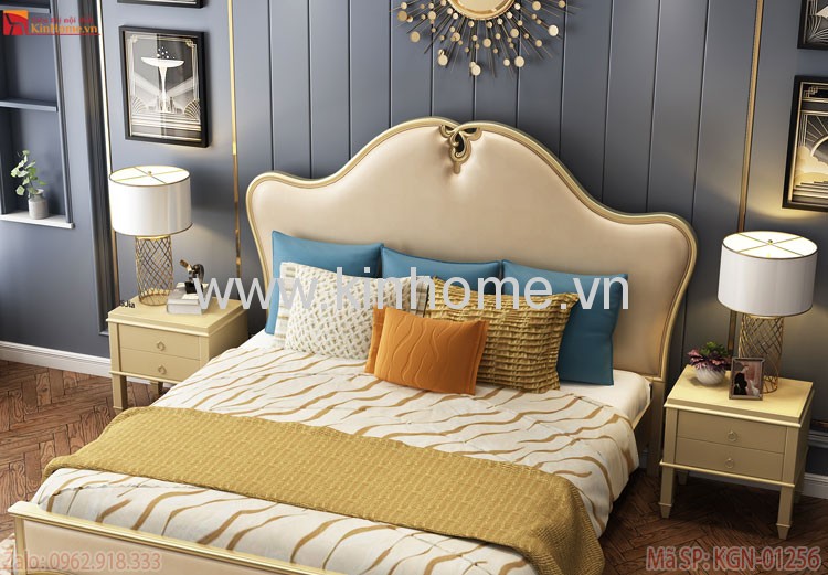 Giường Ngủ Caracole đẹp nhất hiện nay KGN-01256