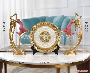 Bộ Decor Trang Trí Nội Thất Đẹp Nhất Cô Gái Múa Dải Lụa M01012