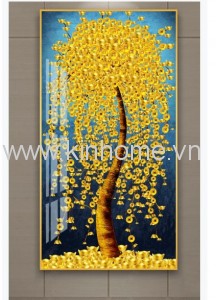 Tranh Hiện Đại Cây Vàng Phát Tài Đẹp Nhất
